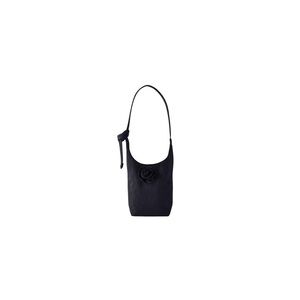 BAGGU Women's Black Uo Exclusive Rosette Small Nylon Sling Bag- Black- NWT